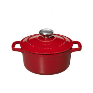 Cast iron mini casserole Chasseur red03