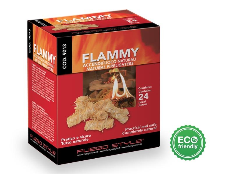 100% φυσικά προσανάμματα FLAMMY Fuegostyle | Cookart.gr